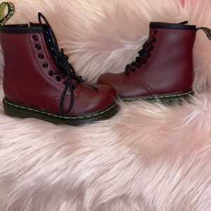 Cherry Red Dr Martens Boots Brand New Size 7